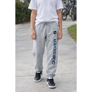 Quiksilver Boys Gray Fleece Jogger Sweatpants Size M (10/12) NWT